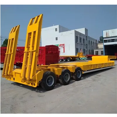 3 Dingilli Alçak Yataklı Römork